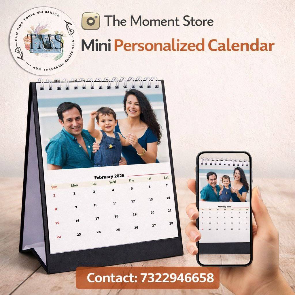 2026 Personalised Table Calender