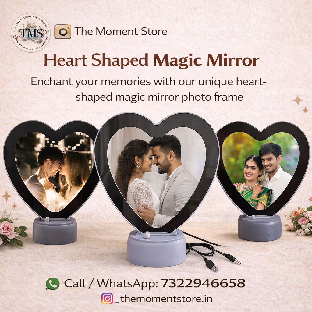 Heart Shape Magic Mirror